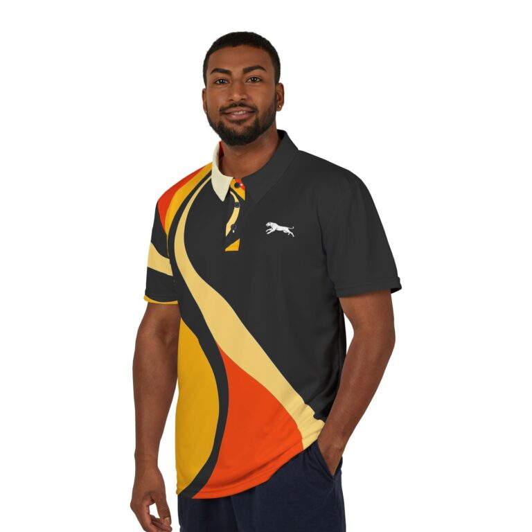 Fire Lioness | Unisex Athletic Polo Shirt - Image 2