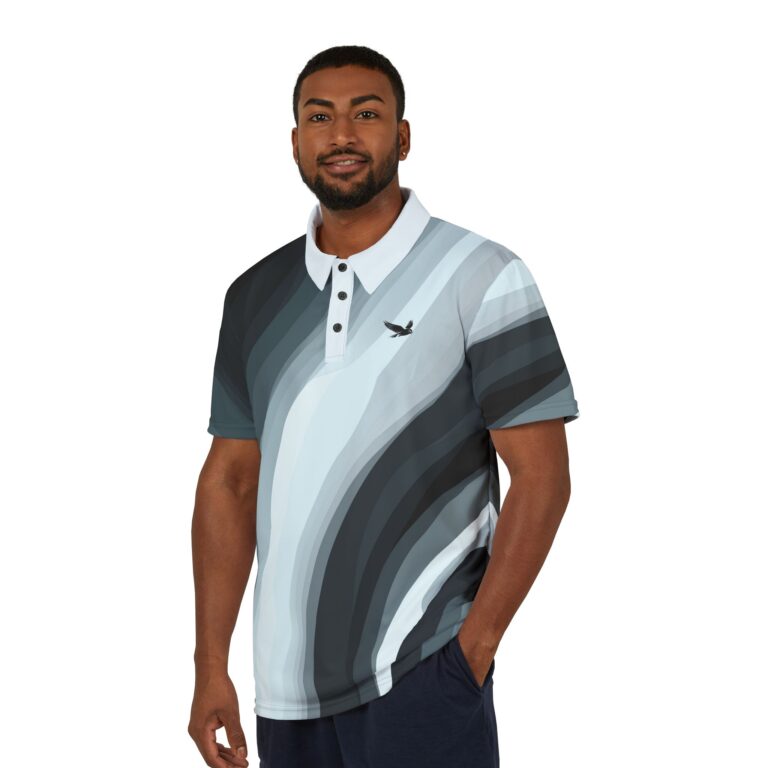 Wind Owl | Unisex Athletic Polo Shirt - Image 2