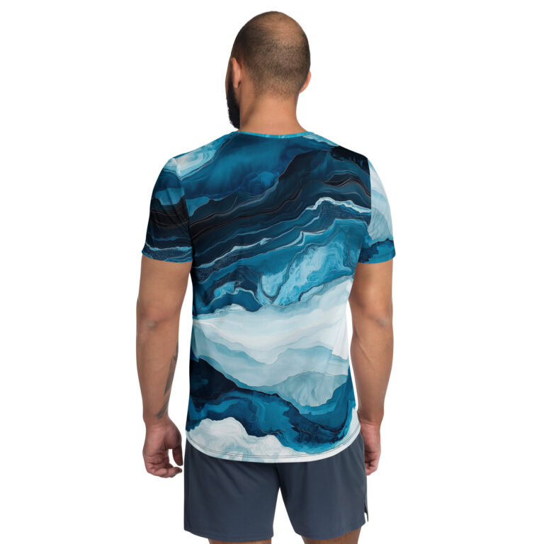 Sea Octopus | Athletic Men's T-Shirt - Image 2