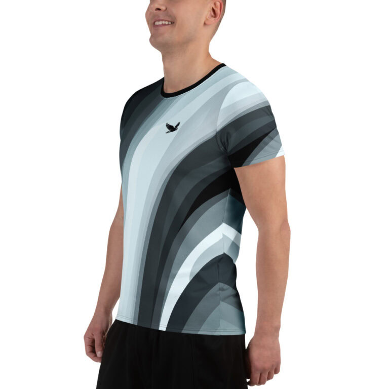 Wind Owl | Athletic Men's T-Shirt - Image 3