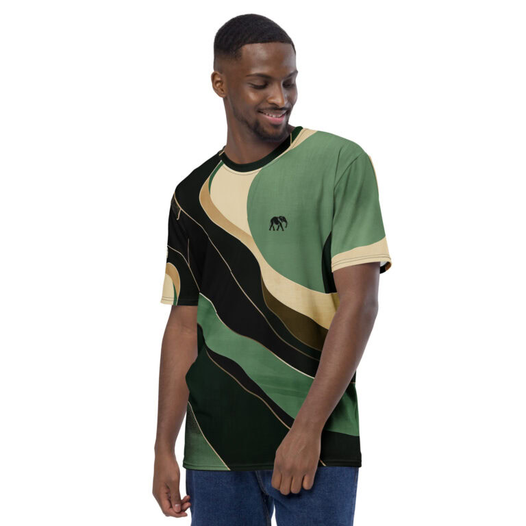 Earth Elephant | Men's T-Shirt - Image 4