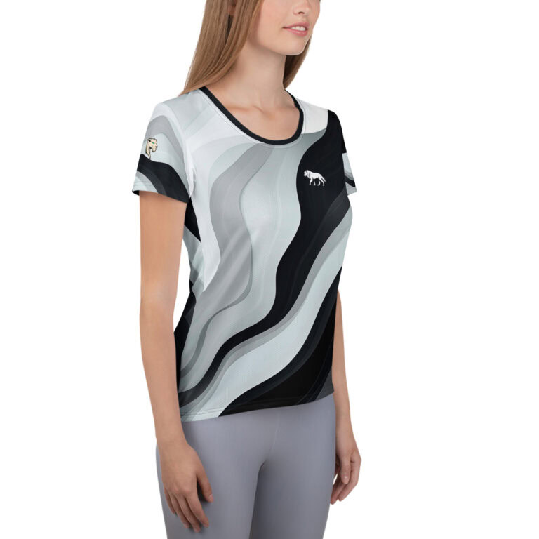 Tiaga Wolf | Women's Athletic T-Shirt - Image 4