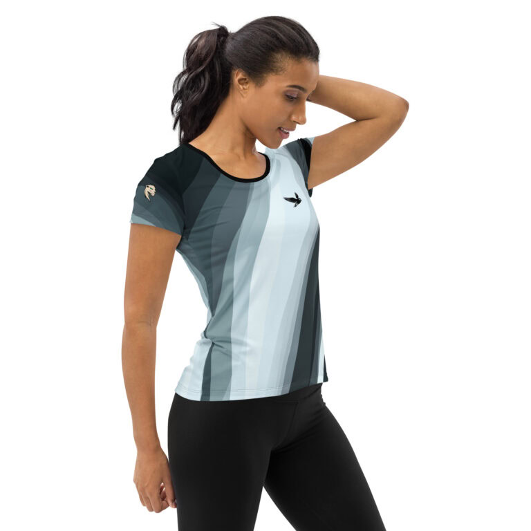 Wind Owl | Women's Athletic T-Shirt - Image 4