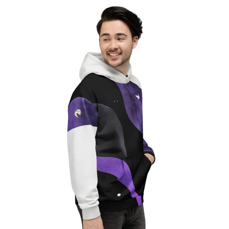 Galaxy Owl | Unisex Hoodie - Image 6